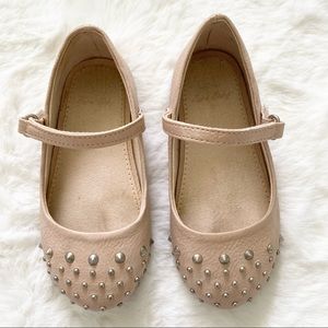 Zara Baby Studded Nude Shoes